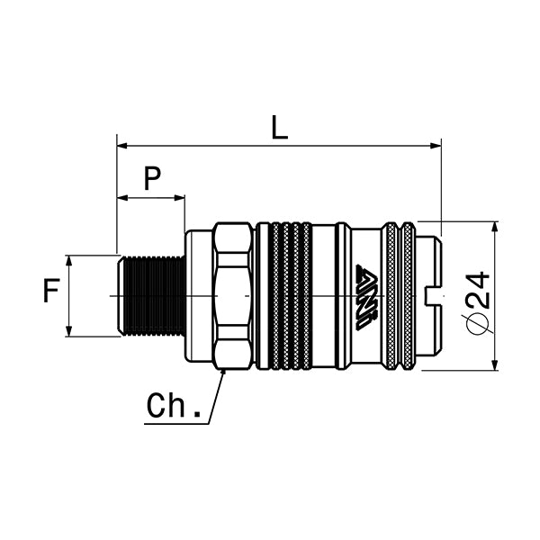 17/AM | 17/BM METAL - MALE universal quick tap in STEEL with threaded balls - Fittings - Ani - Compressed air 17/AM | 17/BM METAL - MALE universal quick tap in STEEL with threaded balls - Fittings - Ani - Compressed air